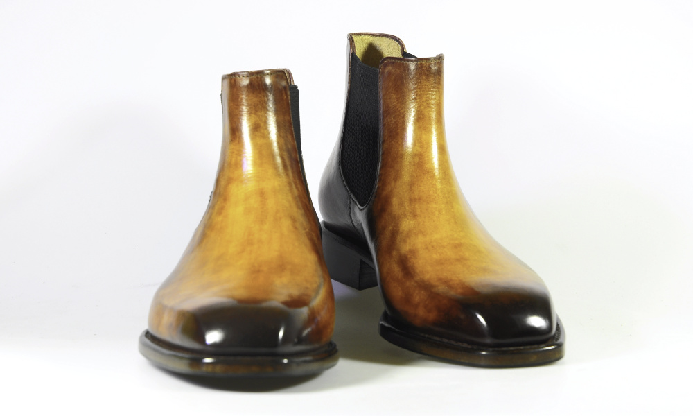 Rámové boty šité na zakázku - Chelsea