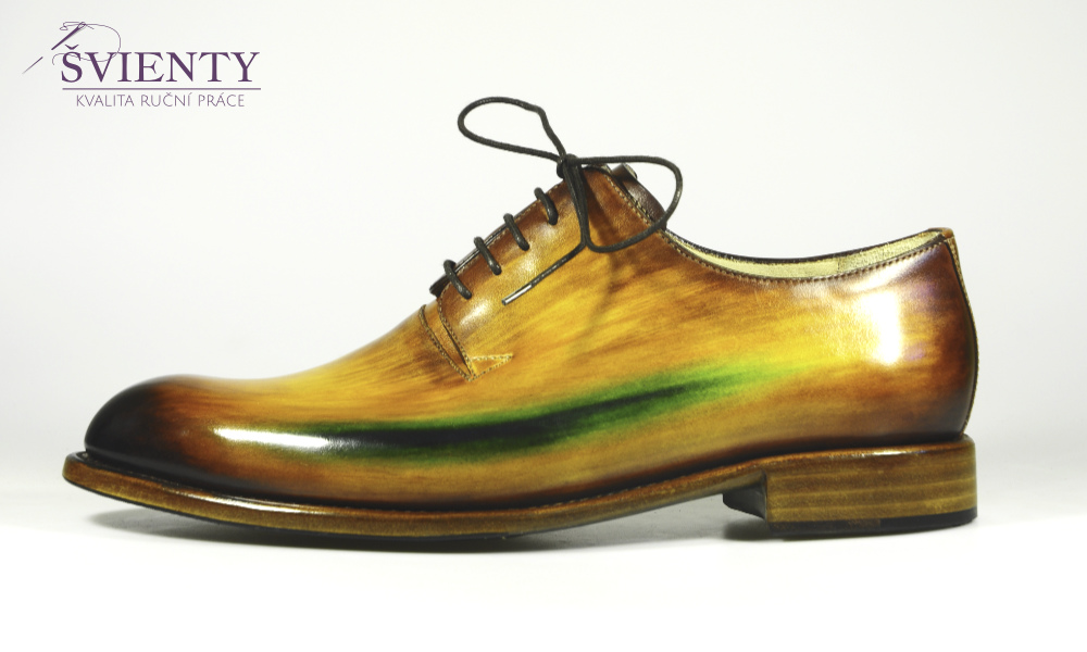 Ručně šité boty na míru do rámu - Derby Wholecut