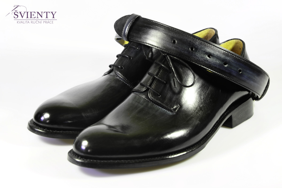 Ručně šité boty do rámu Derby Wholecut
