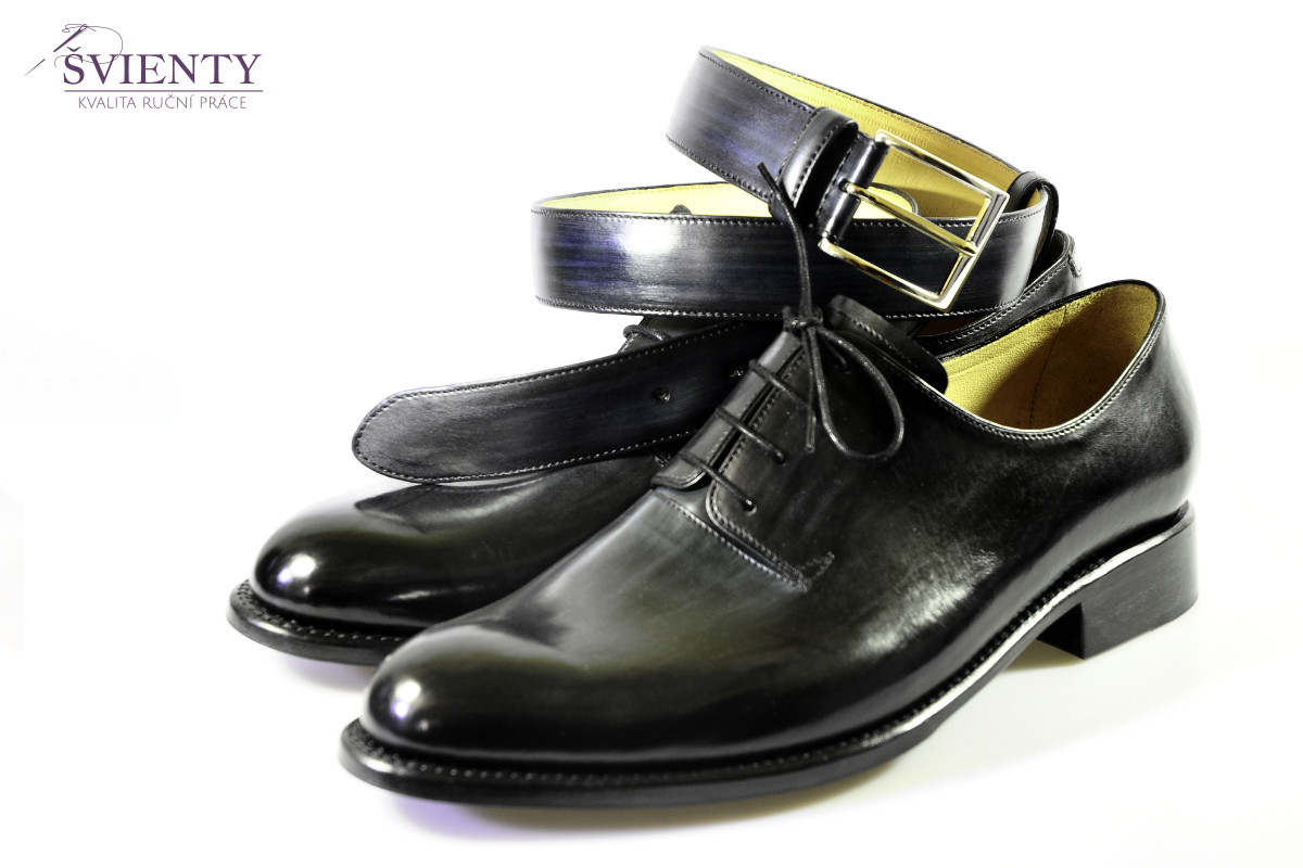 Ručně šité boty do rámu Derby Wholecut