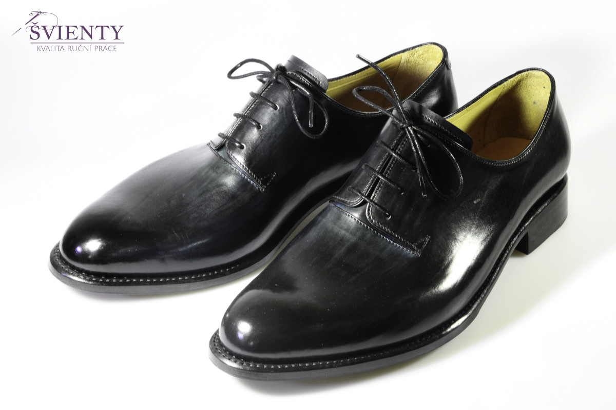 Ručně šité boty do rámu Derby Wholecut