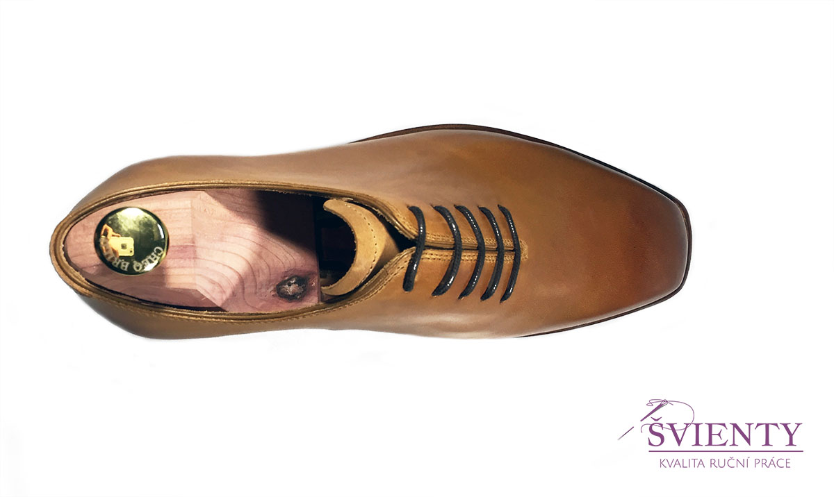 Ručně šité boty do rámu - Oxford wholecut