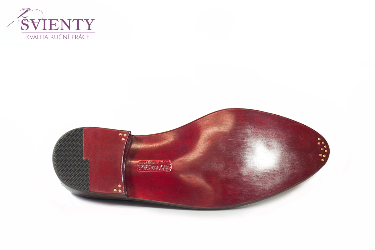 Ručně šité boty do rámu - Tradiční kožená podešev