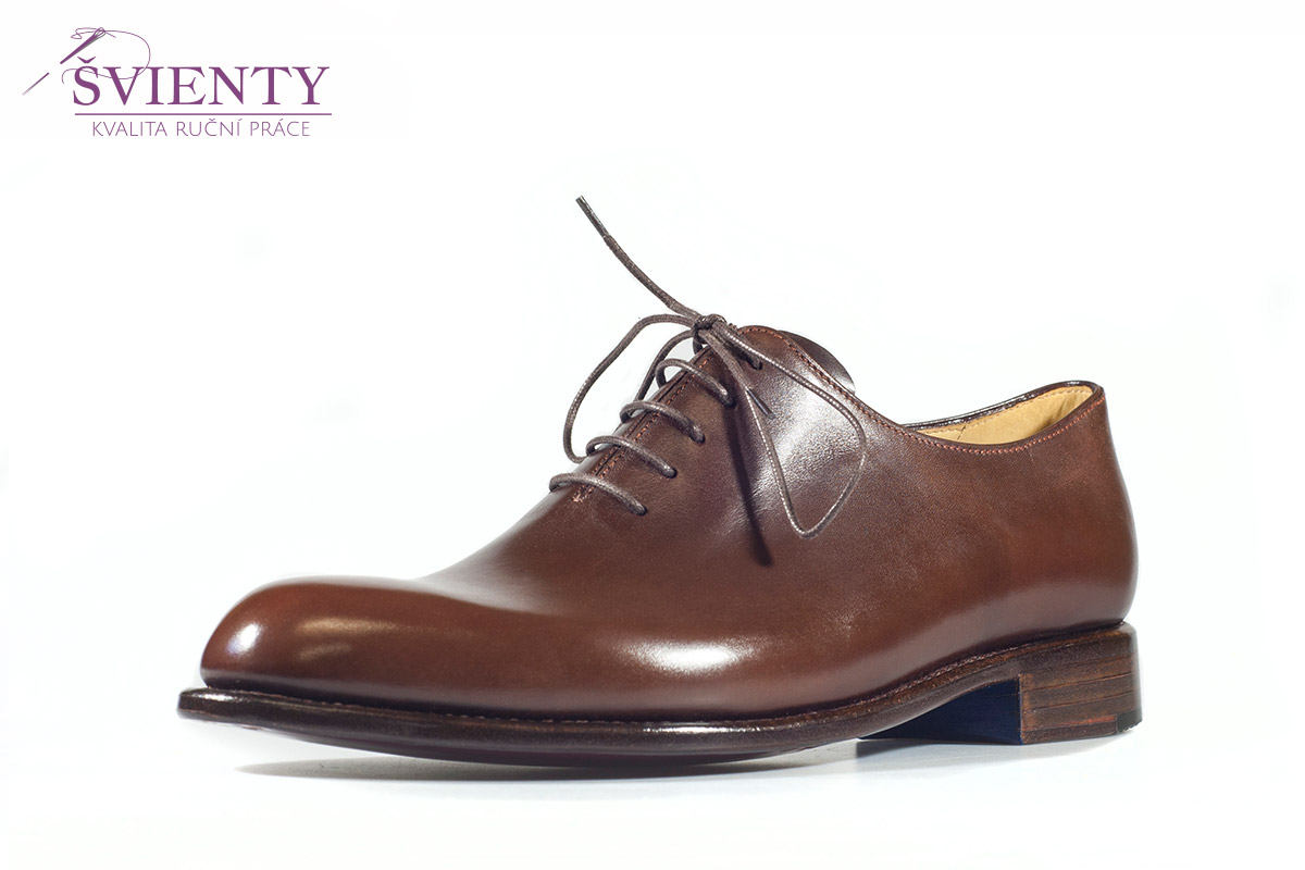 Ručně šité boty do rámu - Oxford Wholecut