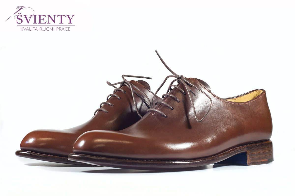 Ručně šité boty do rámu - Oxford Wholecut
