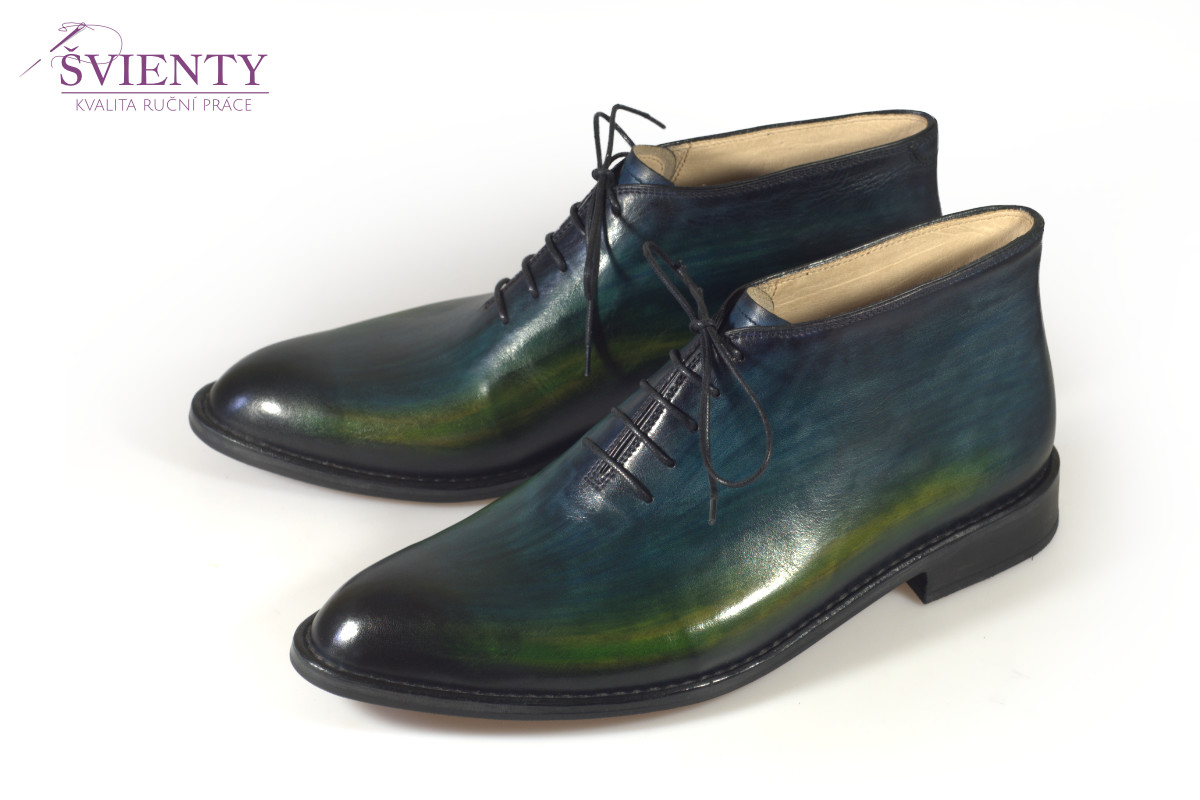 Ručně šité boty do rámu - Oxford Wholecut