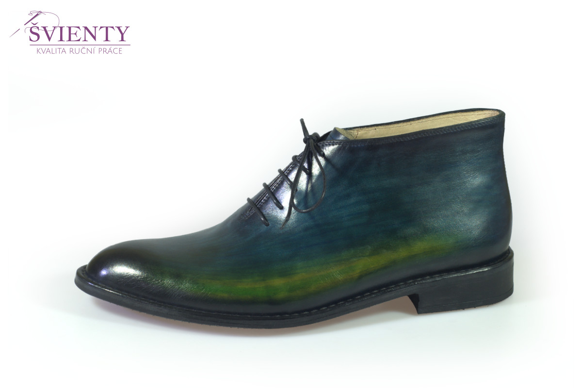 Ručně šité boty do rámu - Oxford Wholecut