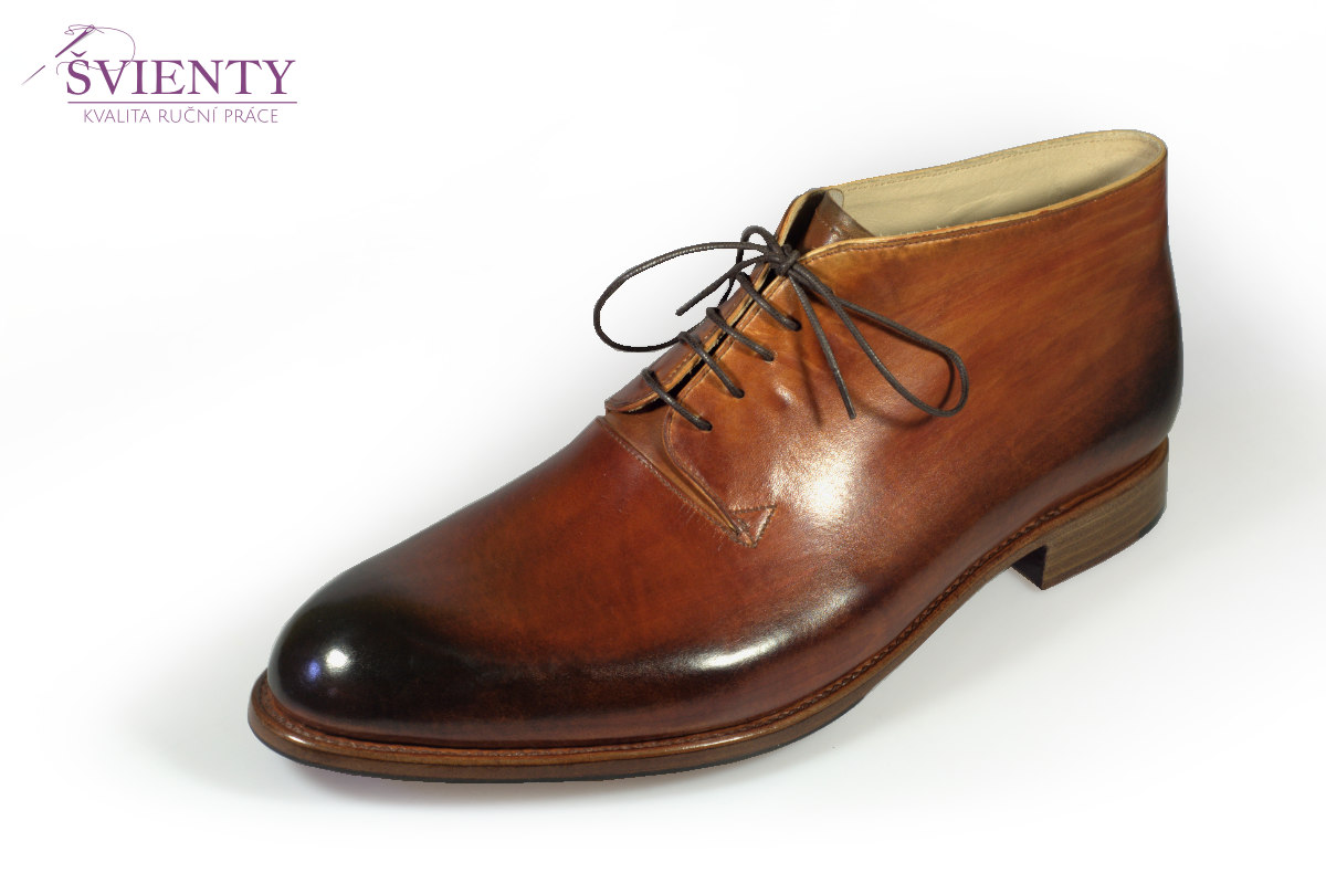 Ručně šité boty do rámu - Oxford Wholecut
