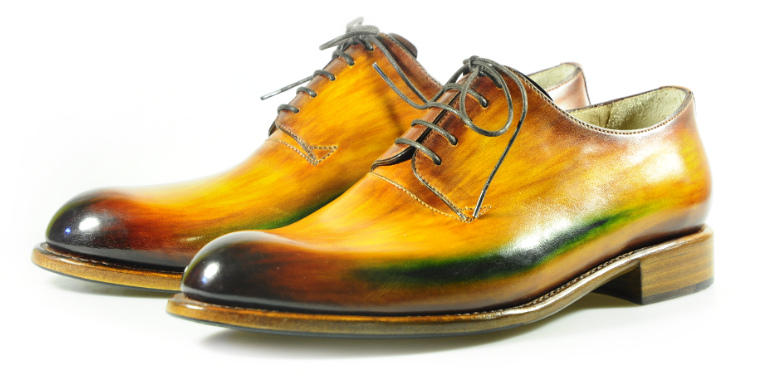 Ručně šité boty do rámu - Derby