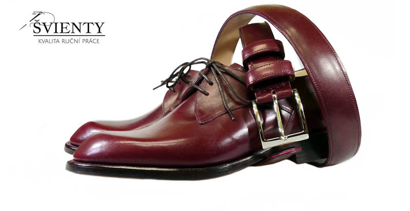 Společenský opasek k obuvi