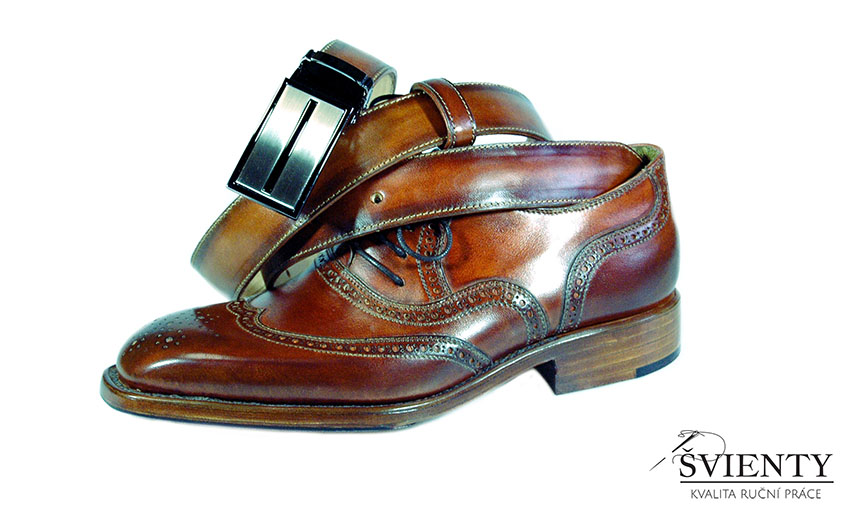 Společenský opasek k obuvi